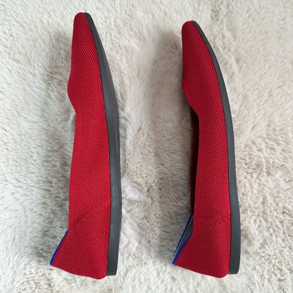 Rothy's The Point in Bright Red - Like New Size 8 - Valentine’s Date Night❤️💖 - Picture 4 of 6